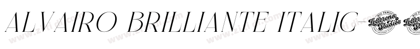 Alvairo Brilliante Italic字体转换